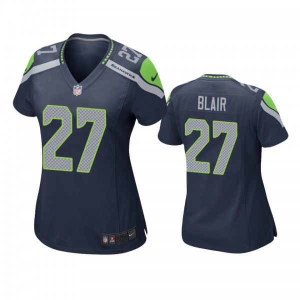 Seattle Seahawks Marquise Blair Navy 2019 NFL Draft Game Jersey