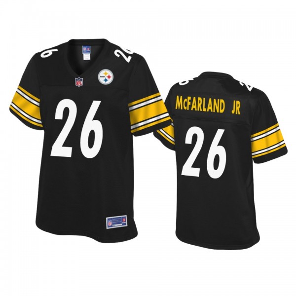 Pittsburgh Steelers Anthony McFarland Jr. Black Pr...