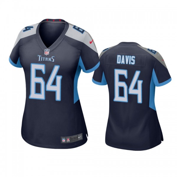 Tennessee Titans Nate Davis Navy 2019 NFL Draft Ga...
