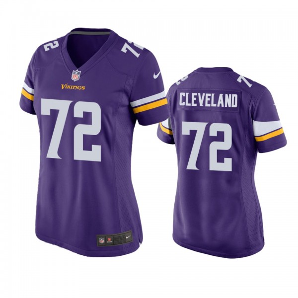 Minnesota Vikings Ezra Cleveland Purple 2020 NFL D...