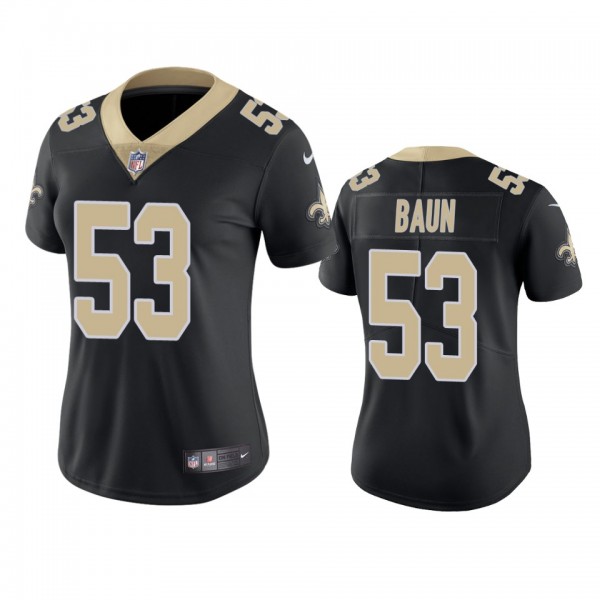 New Orleans Saints Zack Baun Black Vapor Limited J...