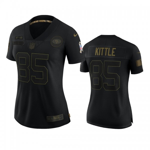 Women's San Francisco 49ers George Kittle Black 20...