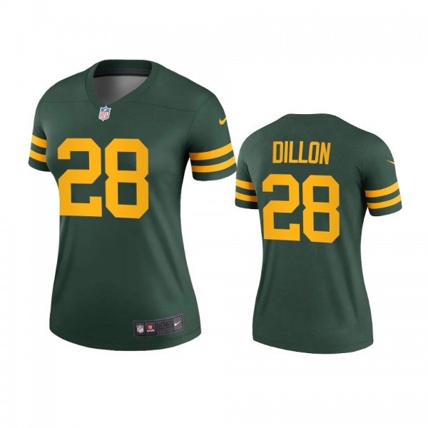 Green Bay Packers A.J. Dillon Green Alternate Legend Jersey - Women's