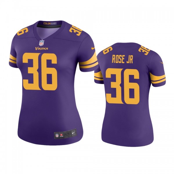 Minnesota Vikings A.J. Rose Jr. Purple Color Rush ...