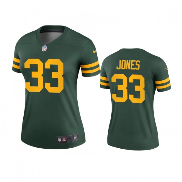 Green Bay Packers Aaron Jones Green Alternate Lege...