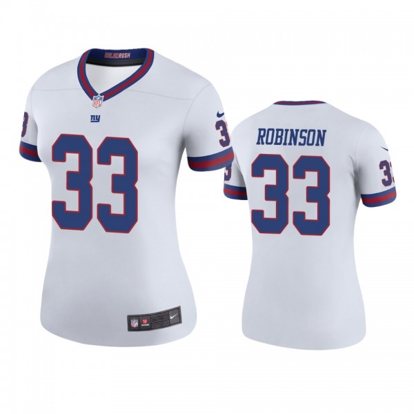 New York Giants Aaron Robinson White Color Rush Le...