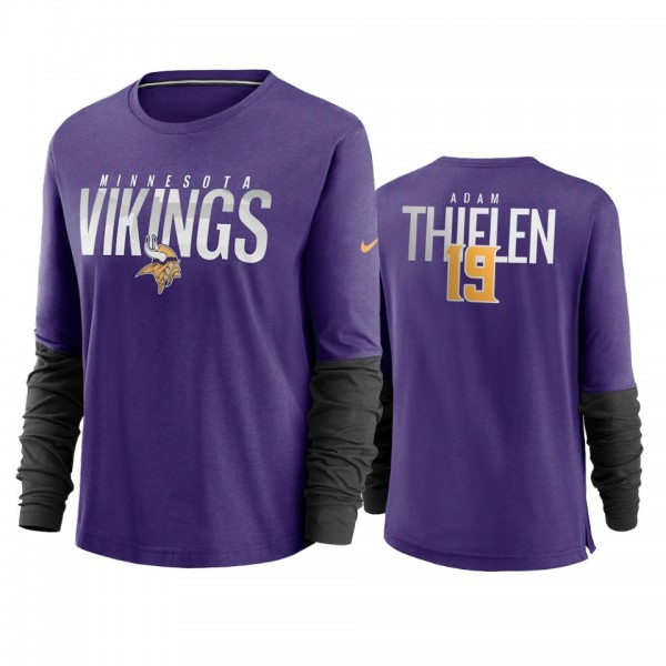 Women's Adam Thielen Minnesota Vikings Purple City...