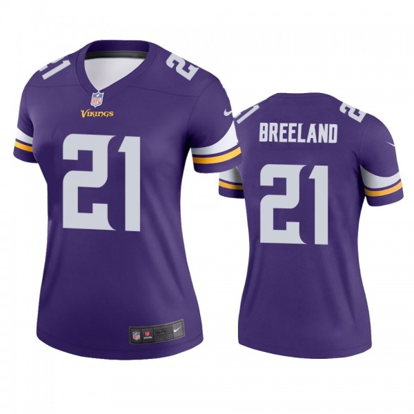 Minnesota Vikings Bashaud Breeland Purple Legend J...