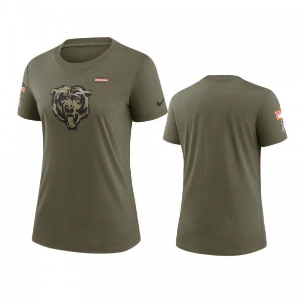 Women's Chicago Bears Olive 2021 Salute To Service...
