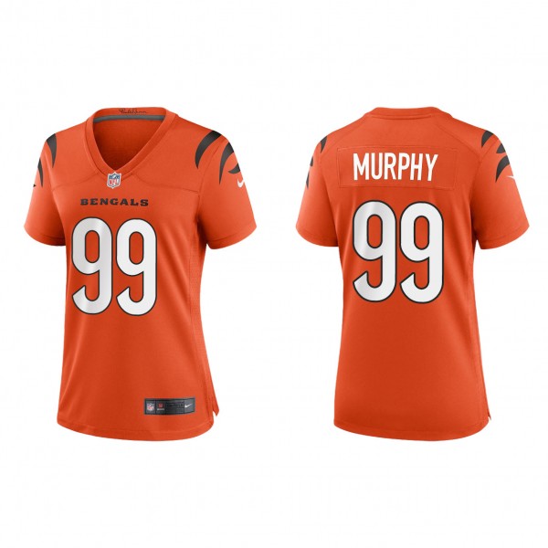 Women's Cincinnati Bengals Myles Murphy Orange 2023 NFL Draft Game Jersey