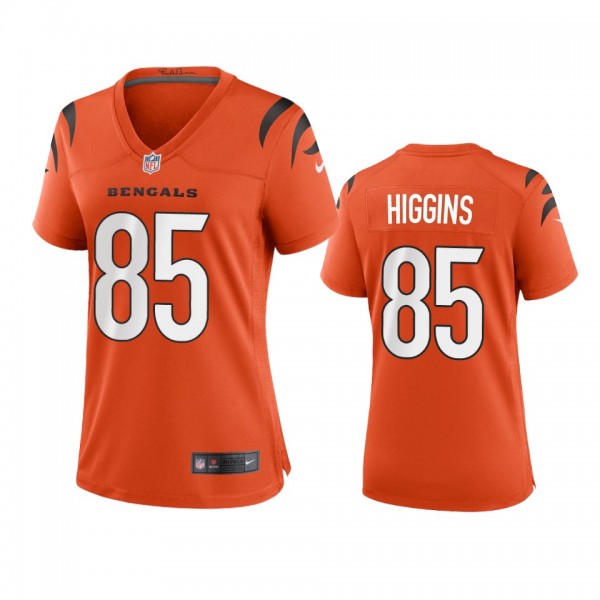Women's Cincinnati Bengals Tee Higgins Orange 2021...