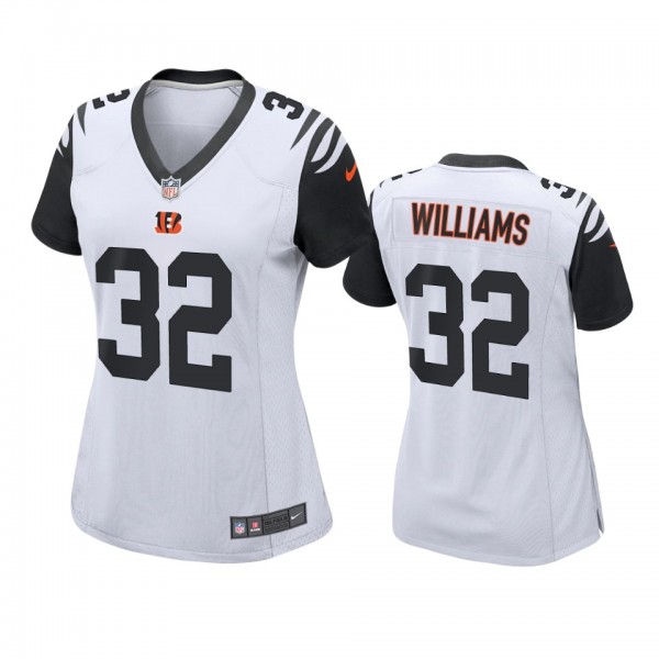 Women's Cincinnati Bengals Trayveon Williams Black 2021 Alternate Game Jersey