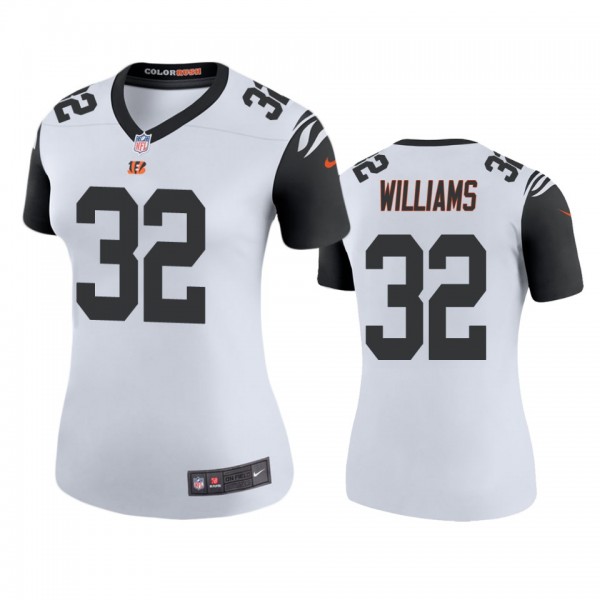 Cincinnati Bengals Trayveon Williams White Color R...