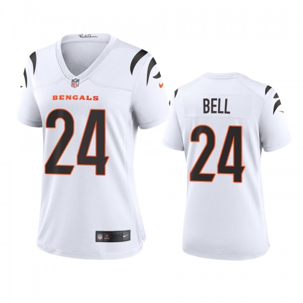 Women's Cincinnati Bengals Vonn Bell White 2021 Game Jersey