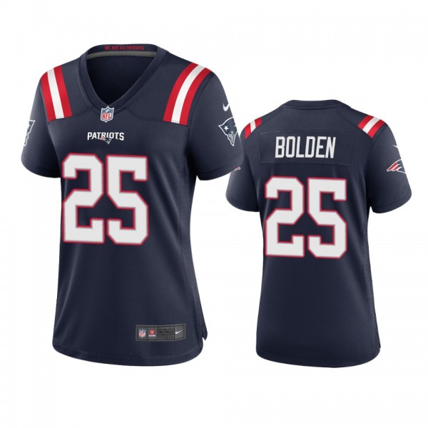 Women's New England Patriots Brandon Bolden Navy G...