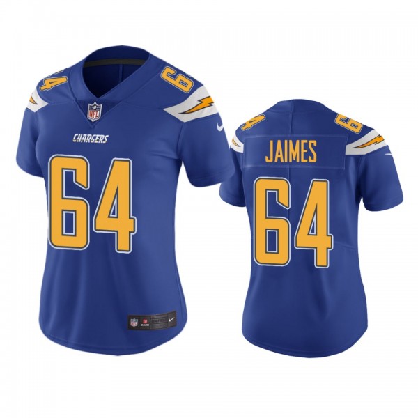 Women's Los Angeles Chargers Brenden Jaimes Royal Color Rush Limited Jersey
