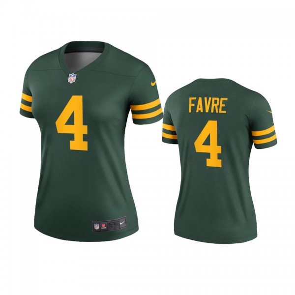 Green Bay Packers Brett Favre Green Alternate Lege...