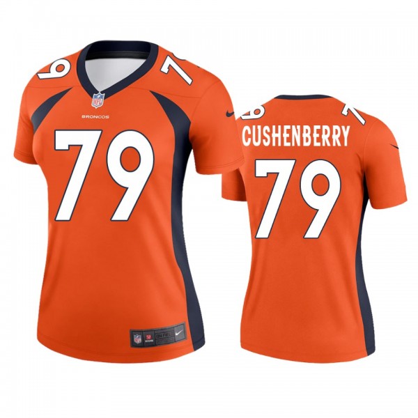 Denver Broncos Lloyd Cushenberry Orange Legend Jer...
