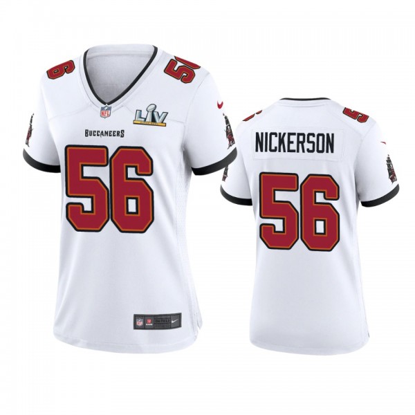 Women's Tampa Bay Buccaneers Hardy Nickerson White...