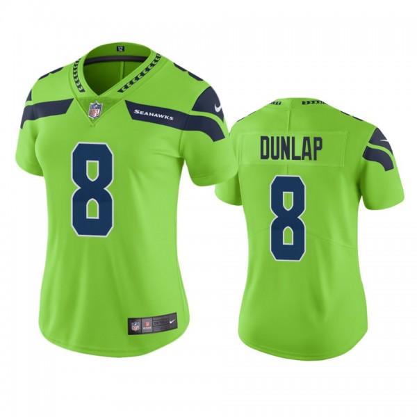 Women's Seattle Seahawks Carlos Dunlap Green Color...