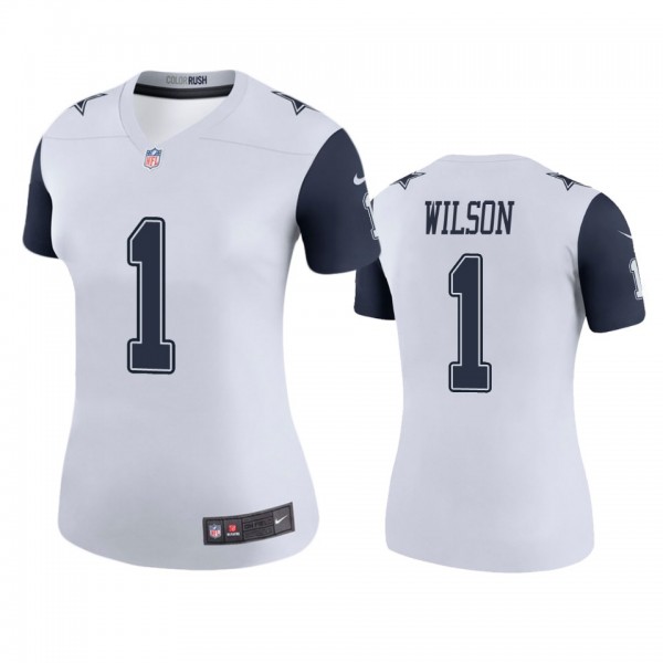 Dallas Cowboys Cedrick Wilson White Color Rush Legend Jersey - Women's