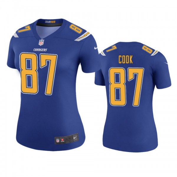 Los Angeles Chargers Jared Cook Royal Color Rush L...