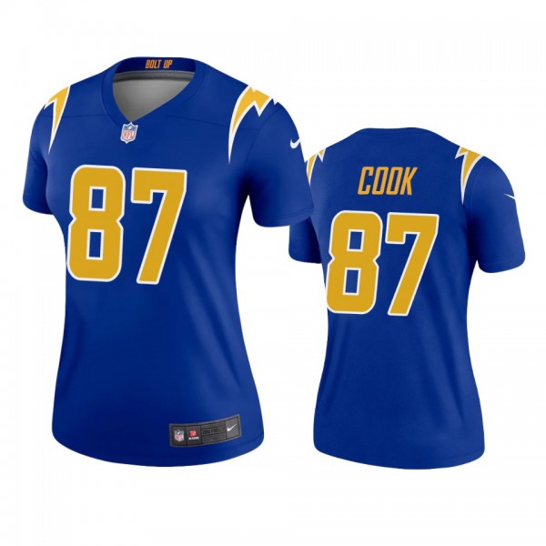 Los Angeles Chargers Jared Cook Royal Legend Jerse...
