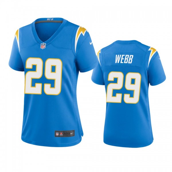 Women's Los Angeles Chargers Mark Webb Powder Blue Game Jersey
