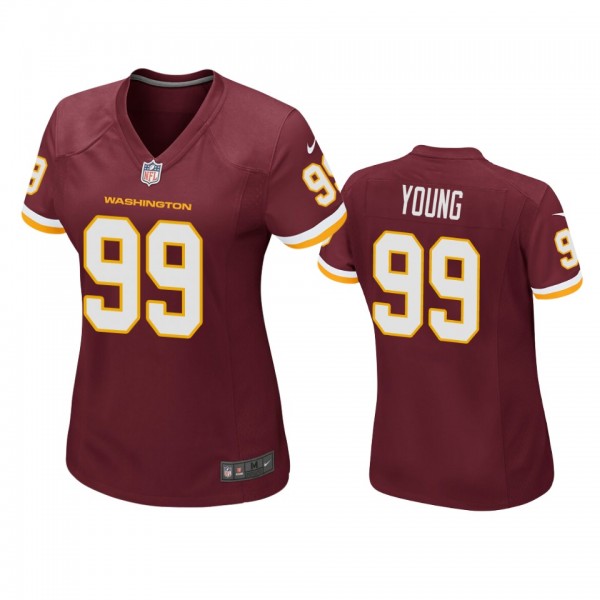 Women's Washington Football Team Chase Young Burgundy Game Jersey