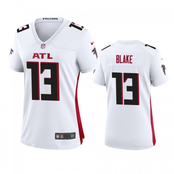 Women's Atlanta Falcons Christian Blake White Game...