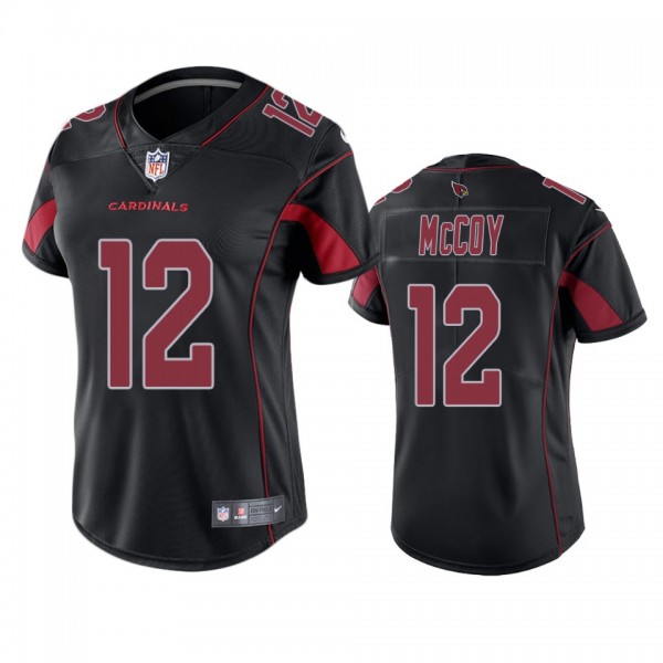 Women's Arizona Cardinals Colt McCoy Black Color Rush Limited Jersey