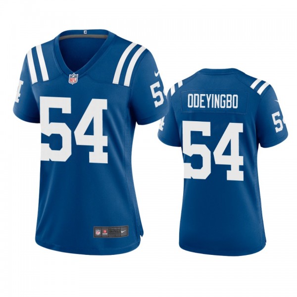 Women's Indianapolis Colts Dayo Odeyingbo Royal Game Jersey