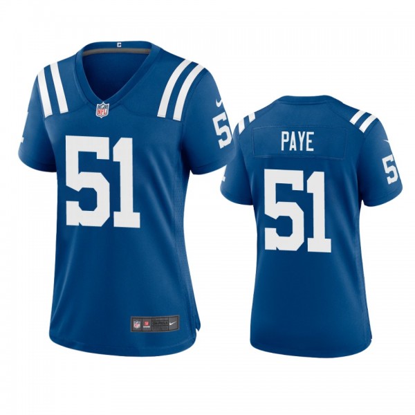Women's Indianapolis Colts Kwity Paye Royal Game Jersey