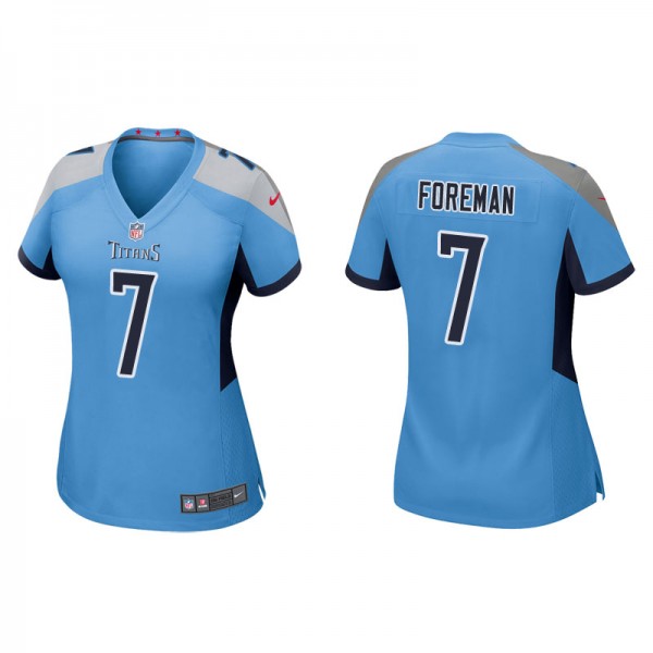 Women's Tennessee Titans D'Onta Foreman Light Blue...