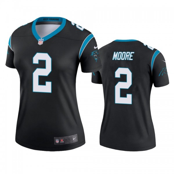 Carolina Panthers D.J. Moore Black Legend Jersey -...