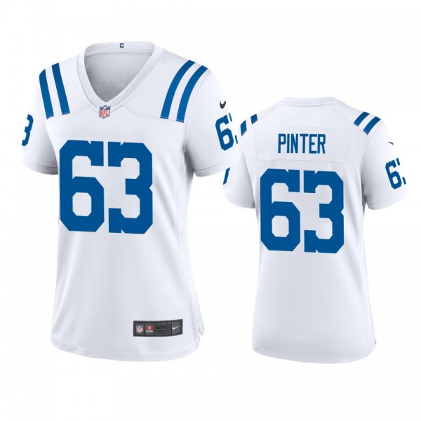 Women's Indianapolis Colts Danny Pinter White Game...
