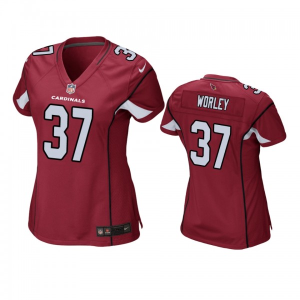 Women's Arizona Cardinals Daryl Worley Cardinal Ga...