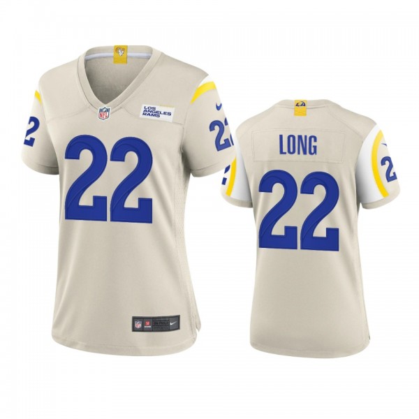 Women's Los Angeles Rams David Long Bone Game Jers...