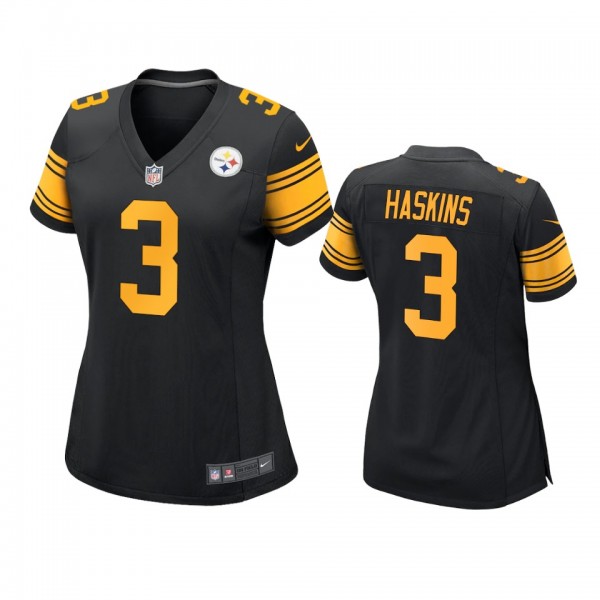 Women's Pittsburgh Steelers Dwayne Haskins Black A...