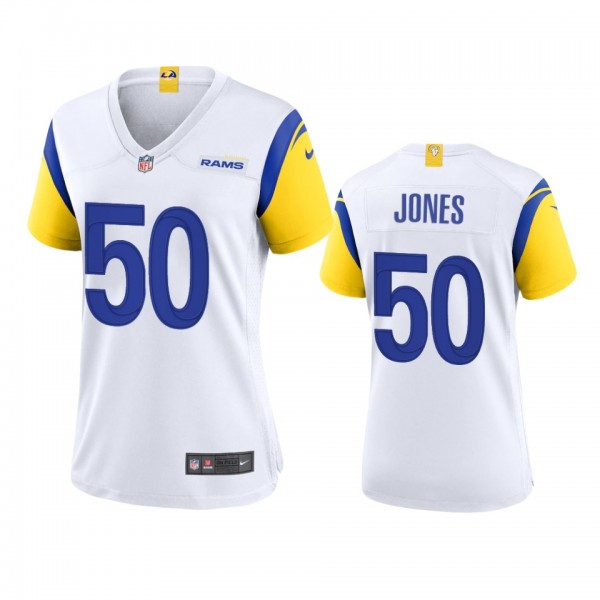 Women's Los Angeles Rams Ernest Jones White Altern...