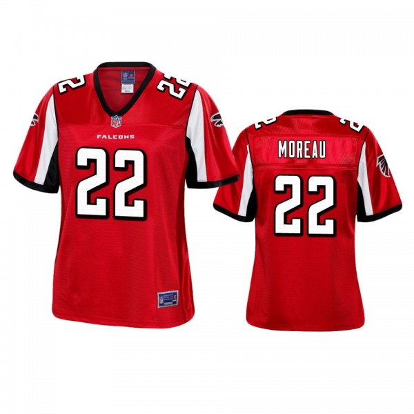 Atlanta Falcons Fabian Moreau Red Pro Line Jersey ...