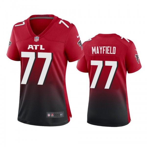 Women's Atlanta Falcons Jalen Mayfield Red Alterna...