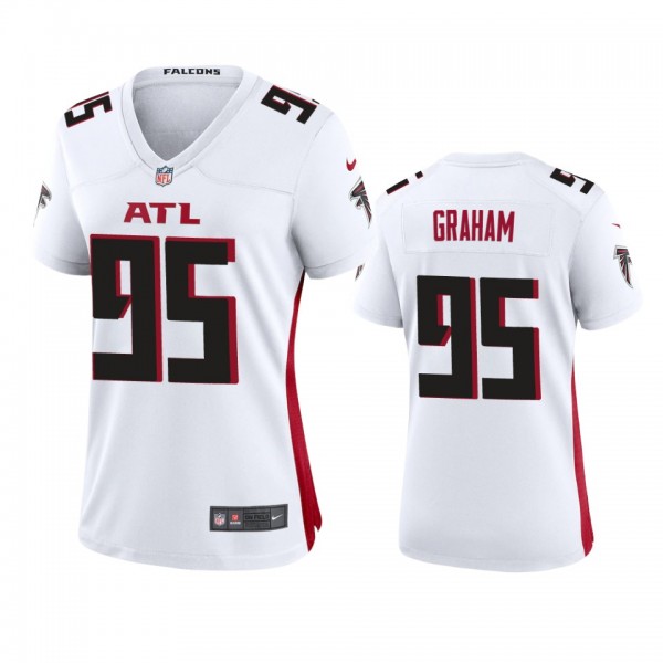 Women's Atlanta Falcons Ta'Quon Graham White Game ...