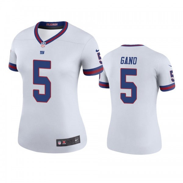 New York Giants Graham Gano White Color Rush Legen...