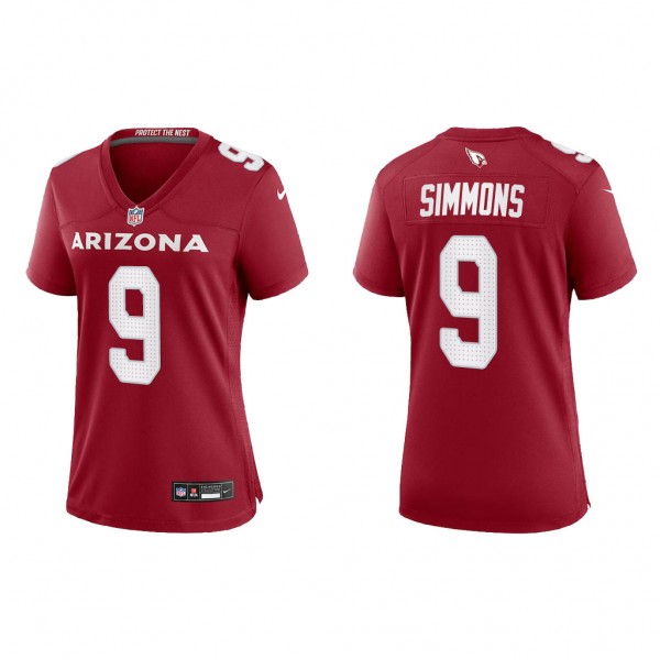 Women's Arizona Cardinals Isaiah Simmons Cardinal ...
