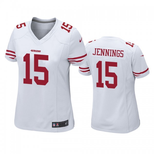Women's San Francisco 49ers Jauan Jennings White G...