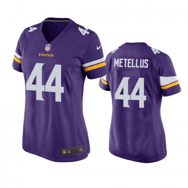 Women's Minnesota Vikings Josh Metellus Purple Gam...