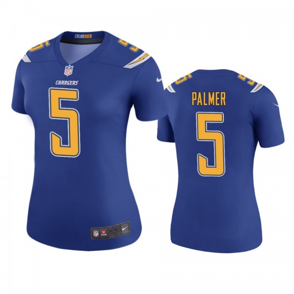 Los Angeles Chargers Josh Palmer Royal Color Rush Legend Jersey - Women's