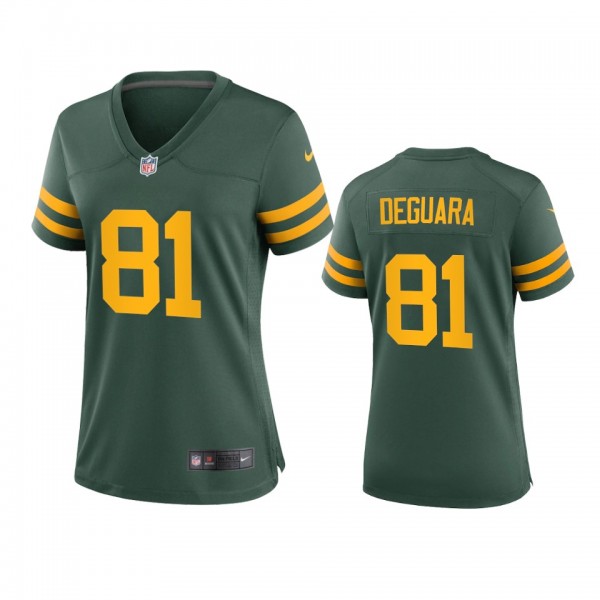 Women's Green Bay Packers Josiah Deguara Green Alternate Game Jersey