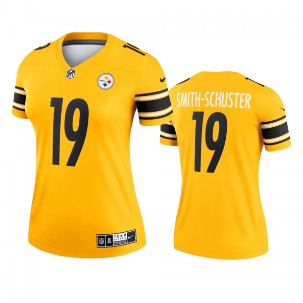 Pittsburgh Steelers JuJu Smith-Schuster Gold Inver...